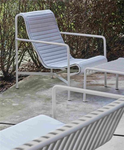 HAY Palissade Lounge Chair High  - Sky Grey