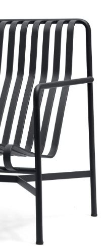 HAY Palissade Lounge Chair High  - Antrachite