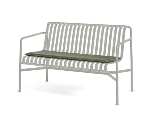 HAY Palissade Dining Bench L: 128 cm - Sky grey 