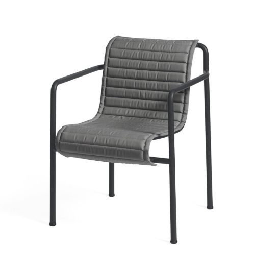 HAY Palissade Dining Armchair Quilted Cushion 103,5x44,5 cm  - Anthracite