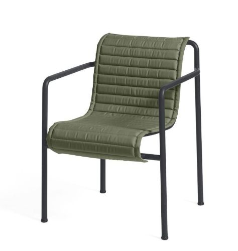 HAY Palissade Dining Armchair Quilted Cushion 103,5x44,5 cm - Olive