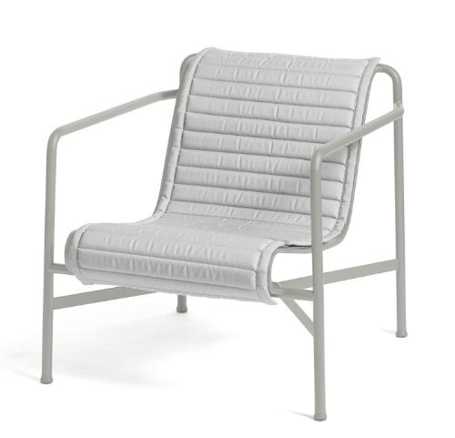 HAY Palissade Lounge Chair Low Quilted Cushion 49,5x117 cm  - Sky Grey 