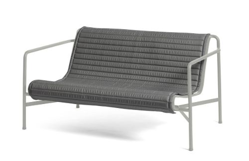 HAY Palissade Lounge Sofa Quilted Cushion 115,5x124 cm - Anthracite 