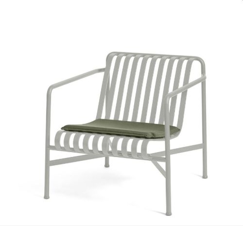 HAY Palissade Lounge Chair High & Low Seat Cushion 52,5x48 cm - Olive