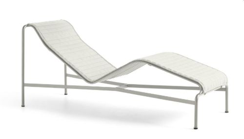 HAY Palissade Chaise Lounge Quilted Cushion 49,5 x 195 cm - Sky Grey