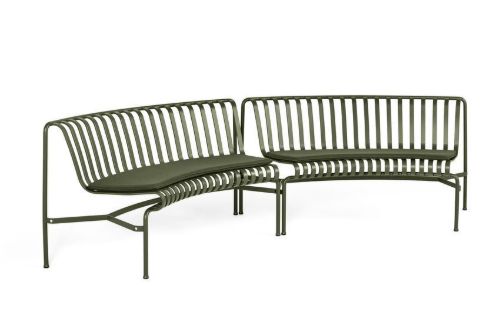 HAY Palissade Park Dining Bench Cushion / In-In / Set Of 2 L: 100 cm - Olive