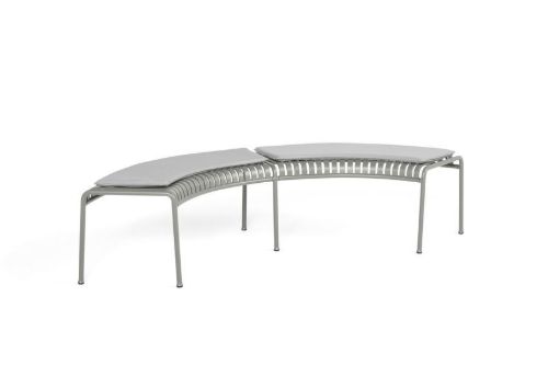 HAY Palissade Park Bench Cushion Set Of 2 L: 100 cm - Sky Grey
