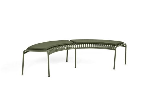 HAY Palissade Park Bench Cushion Set Of 2 L: 100 cm - Olive