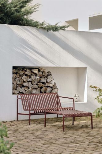 HAY Palissade Low Table H: 38 cm - Iron Red