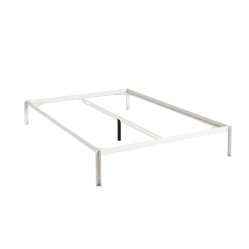 HAY Connect Bed 140x200 cm - Stål/Hvid