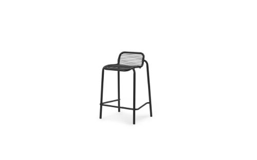 Normann Copenhagen Outdoor Vig Barstol 65 cm - Sort