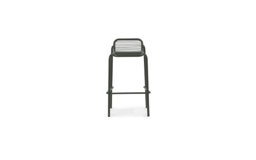 Normann Copenhagen Outdoor Vig Barstol 75 cm - Mørkegrøn