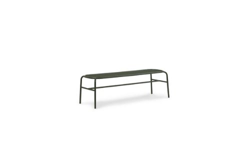 Normann Copenhagen Outdoor Vig Bænk L: 150 cm - Mørkegrøn