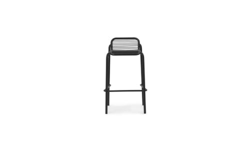 Normann Copenhagen Outdoor Vig Barstol 75 cm - Sort