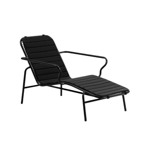 Normann Copenhagen Outdoor Vig Cushion for Vig Chaise Longue - Sort