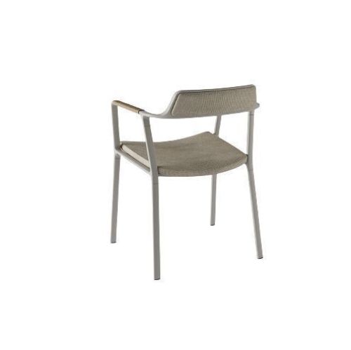 Vipp 711 Outdoor Open-Air Chair SH: 44,5 cm - Beige