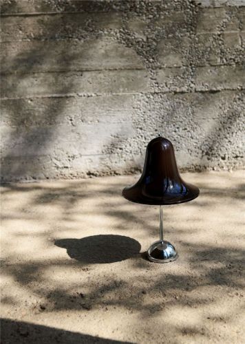 Verpan Pantop Portable Lamp Ø: 18 cm - Metal/Pitch Brown