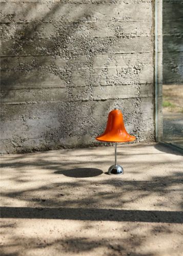 Verpan Pantop Portable Lamp Ø: 18 cm - Metal/Vivid Orange