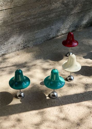 Verpan Pantop Portable Lamp Ø: 18 cm - Metal/Cherry Red