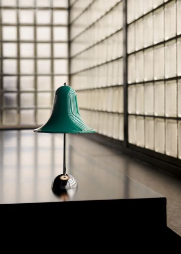 Verpan Pantop Portable Lamp Ø: 18 cm - Metal/Dark Teal