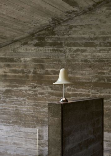 Verpan Pantop Portable Lamp Ø: 18 cm - Metal/Cream White 