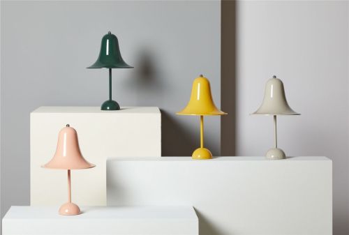 Verpan Pantop Ø23 Bordlampe H: 38 cm - Dark Green