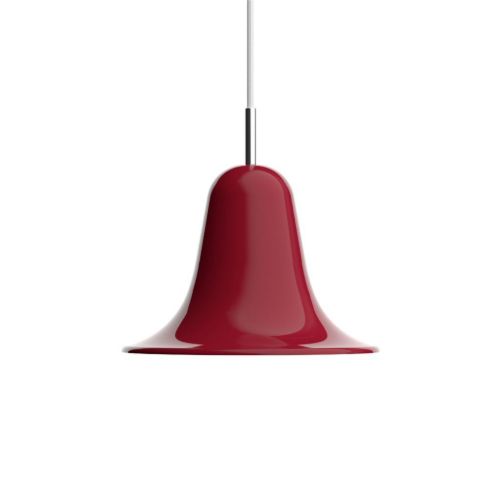 Verpan Pantop Pendel Ø: 23 cm - Metal/Cherry Red