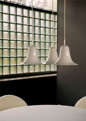 Verpan Pantop Pendel Ø: 23 cm - Metal/Cream White 