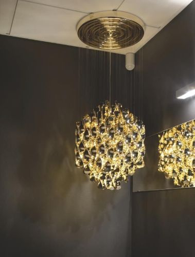 Verpan Spiral SP1 Pendant Ø: 48 cm - Guld