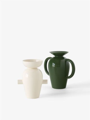 &Tradition Momento Vase JH40 H: 27 cm - Cream