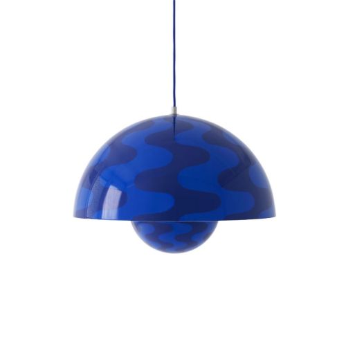 &Tradition Big Flowerpot VP2 Pendel Ø: 50 cm - Cobalt Blue & Twilight Blue