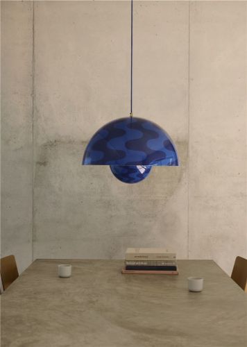 &Tradition Big Flowerpot VP2 Pendel Ø: 50 cm - Cobalt Blue & Twilight Blue