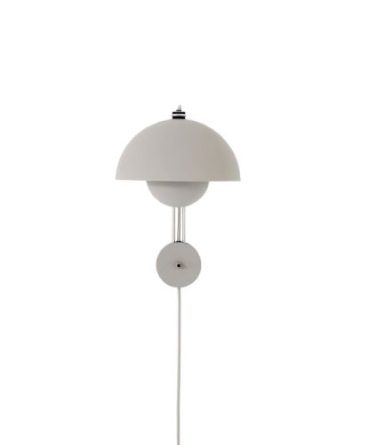&Tradition Flowerpot VP8 Væglampe Ø: 23 cm - Matt Light Grey