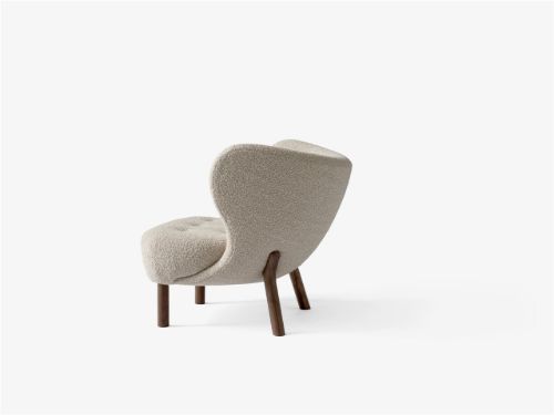 &Tradition Little Petra VB1 Lounge Chair SH: 40 cm - Oiled Walnut/Karakorum 003
