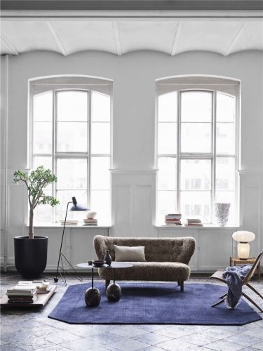&Tradition Little Petra VB2 Sofa L: 150 cm - Oiled Oak/Sheepskin Sahara