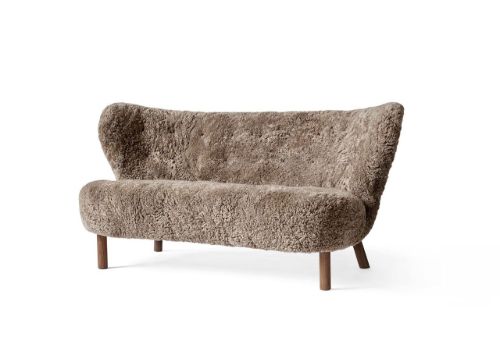 &Tradition Little Petra VB2 Sofa L: 150 cm - Oiled Walnut/Sheepskin Sahara