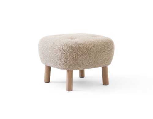 &Tradition Little Petra ATD1 Pouf H: 37 cm - White Oiled Oak/Karakorum 003
