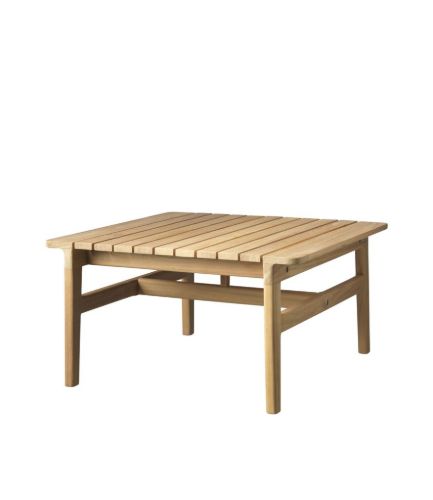 FDB Møbler M19 Sammen Loungebord Lav 61,5x61,5 cm - Massiv Teak / Natur