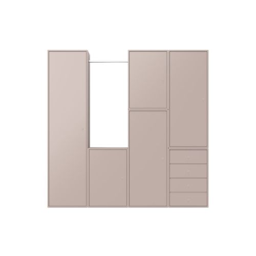 Montana Wardrobe System 01 186,3x190 cm - Mushroom
