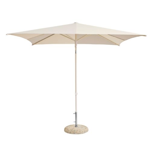 HAY Terrazza Parasol Firkantet 240x240 cm - White/Grey
