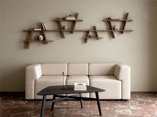 Andersen Furniture A Shelf Medium 52x46x9 cm - Smoked Ash