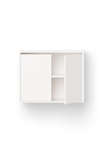 New Works Cabinet Tall w. Doors 62,4x79 cm - White