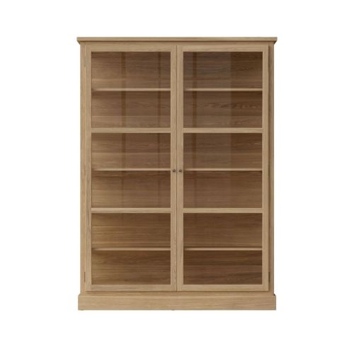 Lindebjerg Design Light Oak N2 Vitrineskab 151x208,5 cm - Lys Egetræ