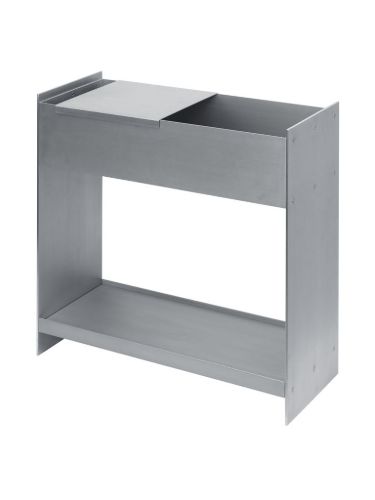 Ferm Living Lager Plant Box With Shelf B: 60 cm - Aluminium 