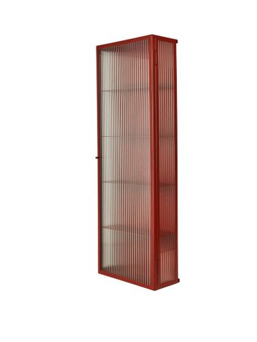 Ferm Living Haze Wall Cabinet 35x100 cm - Powder Coated Iron/Oxide Red