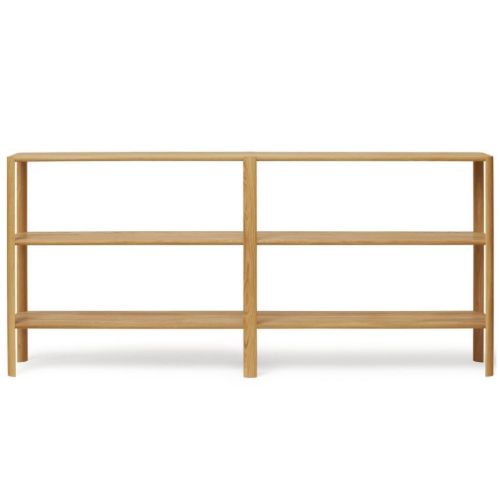 Form & Refine Leaf Shelf 2x3 L: 200 cm - Oiled Oak