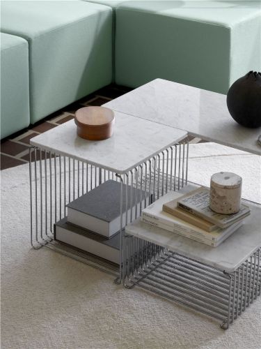 Montana Panton Wire Single 34,8x34,8x25,7 cm - 43 Chrome
