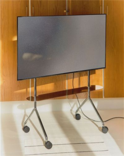 Pedestal Pipe Shelf Til TV Stativer 99x18 cm - Chrome