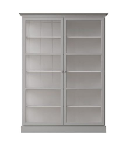 Lindebjerg Design Classic V2 Vitrineskab 150x210 cm - Grey