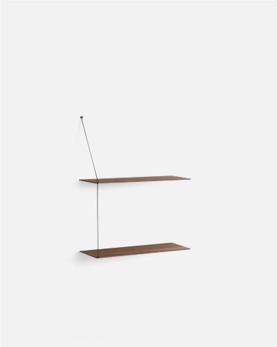 Woud Stedge Shelf 2.0 L: 60 cm - Smoked Oak